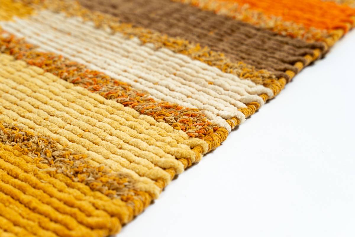 Sdim Βαμβακερό Πατάκι Κουζίνας Seema 003 Κίτρινο/Πρτοκαλί 55x140εκ.