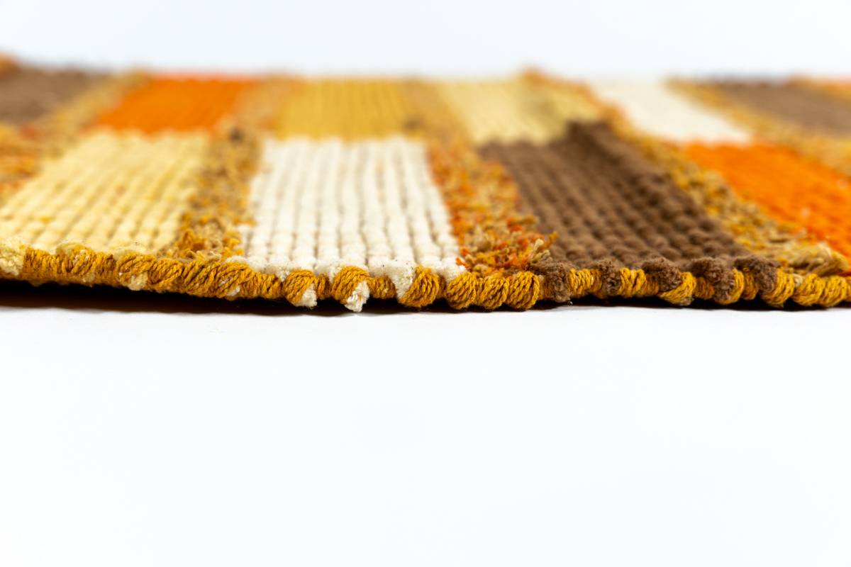 Sdim Βαμβακερό Πατάκι Κουζίνας Seema 003 Κίτρινο/Πρτοκαλί 55x140εκ.