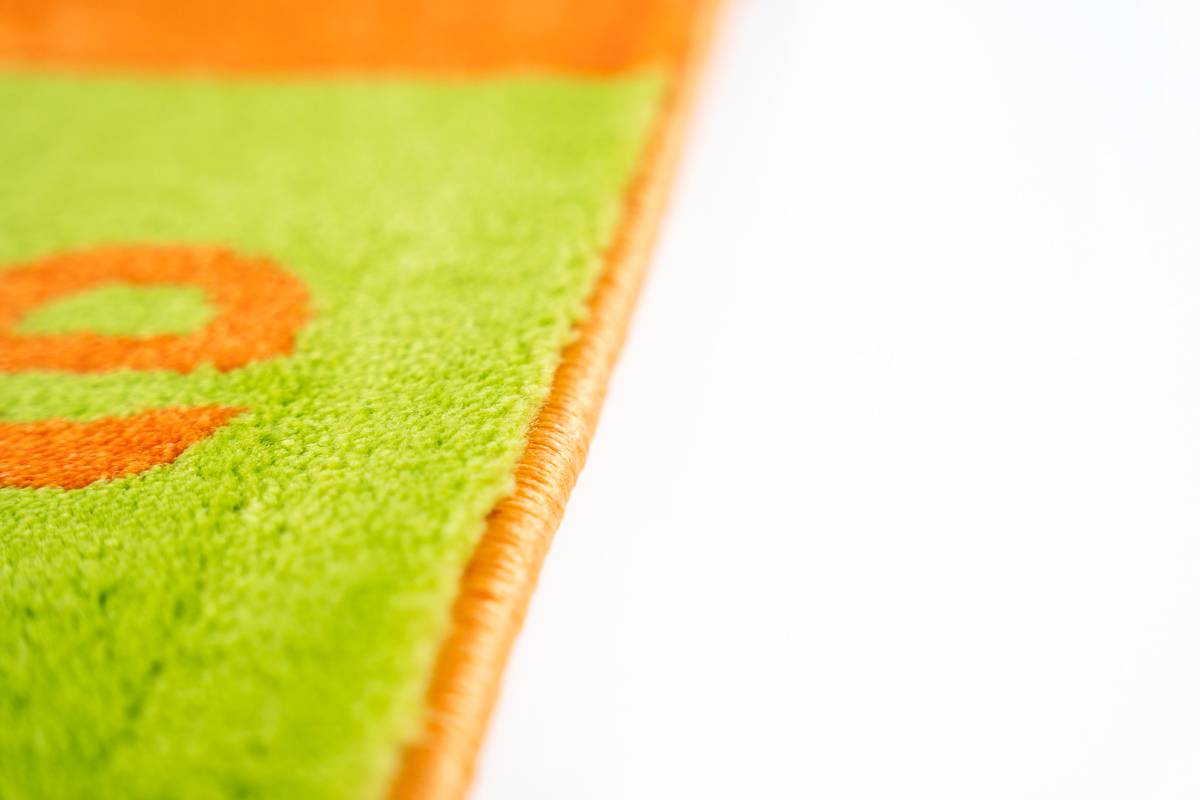 Sdim Πατάκι Εισόδου Μοκέτα  Fashion Welcome Lime Green/Orange 40x67εκ.