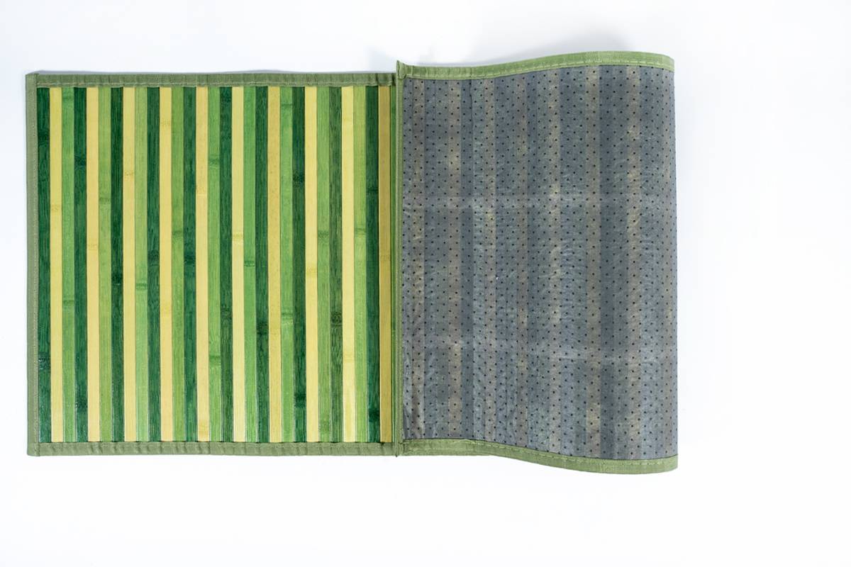 Sdim Πατάκι Κουζίνας Bamboo 001 Πράσινο 50x130εκ.
