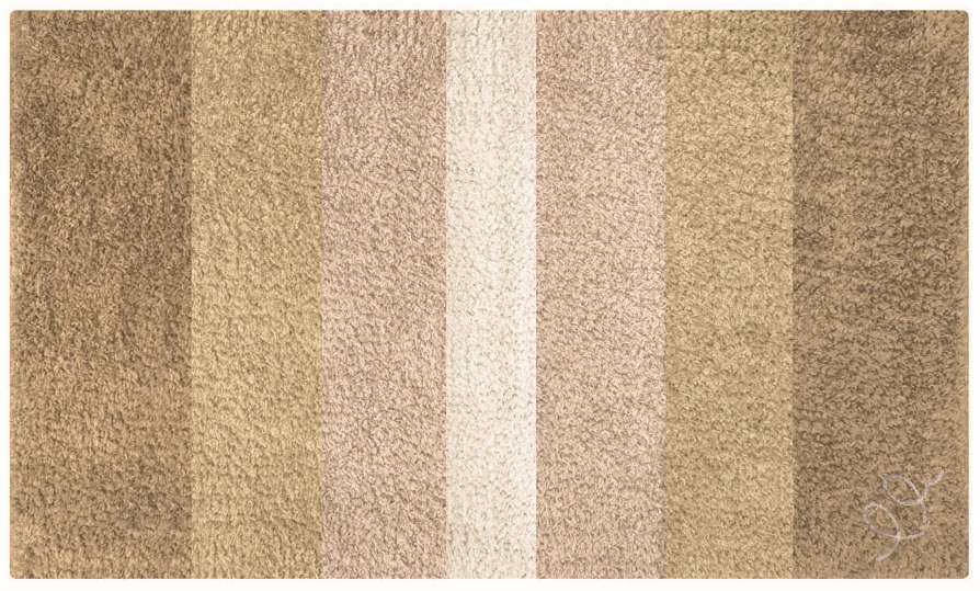 Sdim Βαμβακερό Πατάκι Μπάνιου Playa Beige 45x85εκ.
