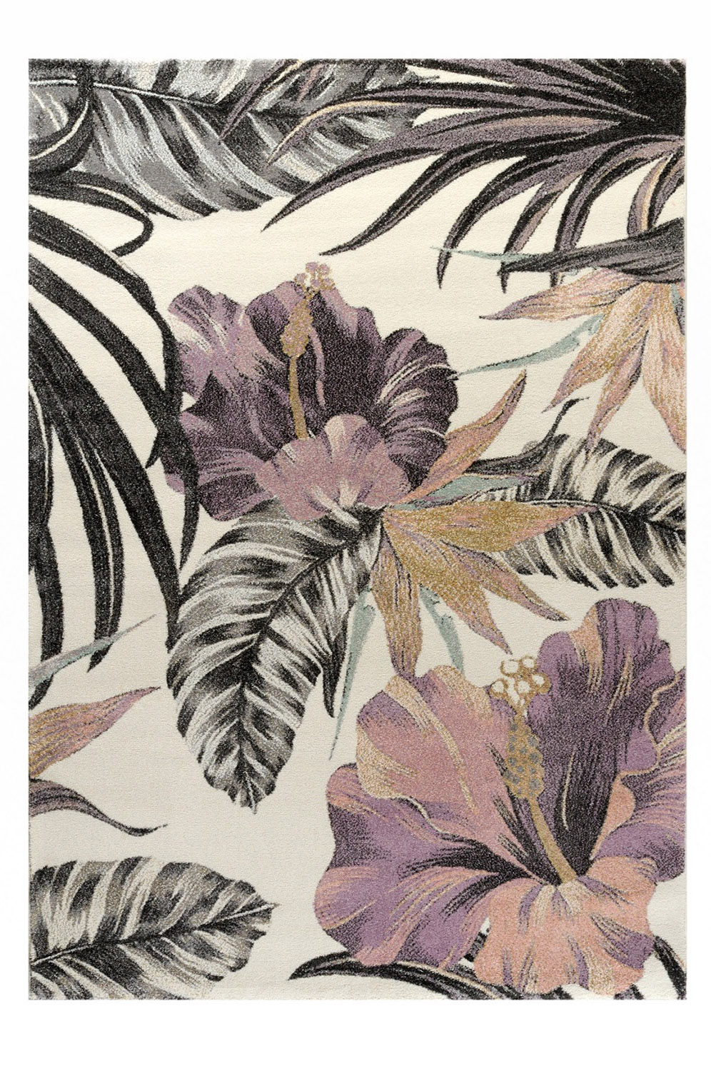 FLORAL 133X190 ΤΑΠ. Ρ.Ρ. ΤΟΥΡΚΙΑΣ 22440-ΛΕΥΚΟ- ΚΡΕΜ
