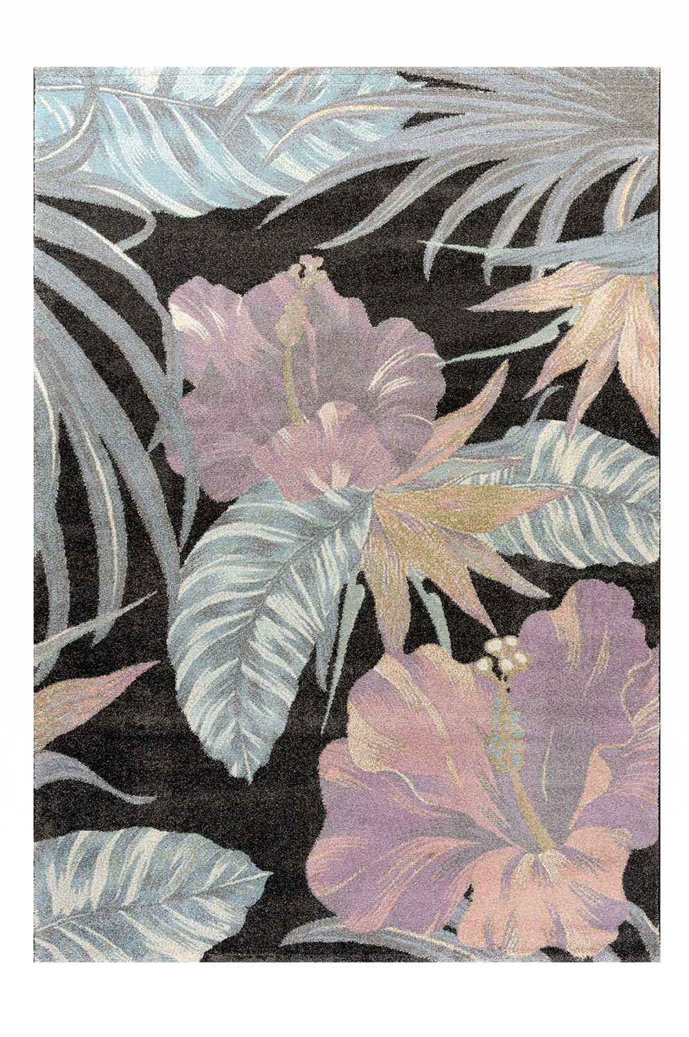 FLORAL 133X190 ΤΑΠ. Ρ.Ρ. ΤΟΥΡΚΙΑΣ 22440-ΓΚΡΙ