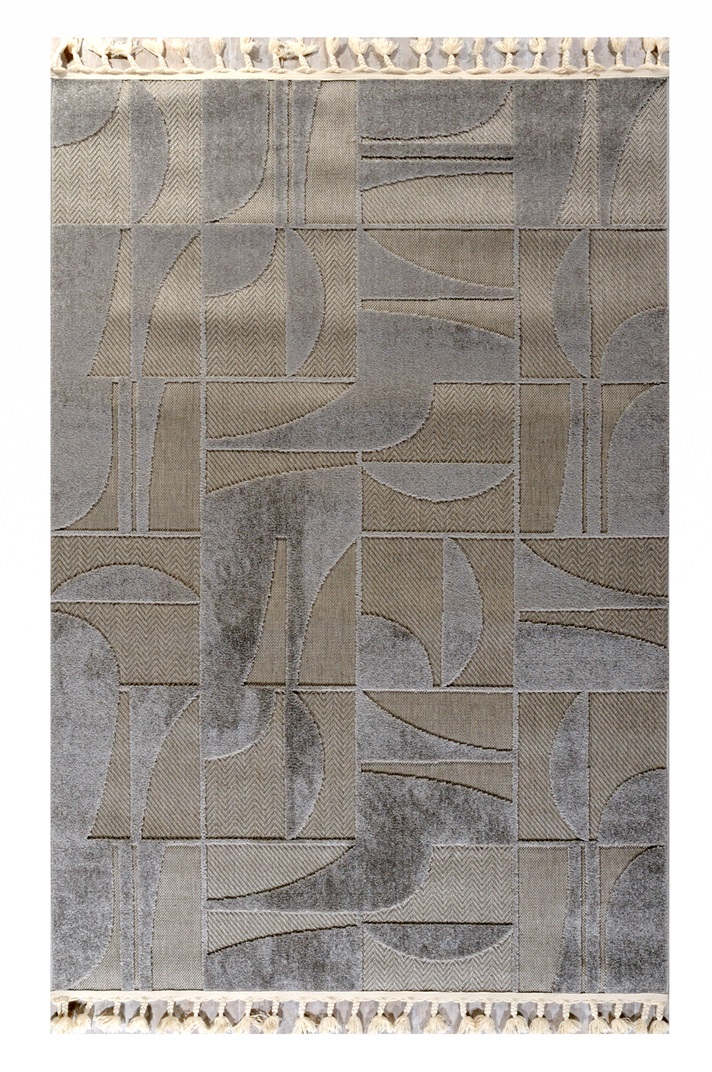 TENERIFE 133Χ190 ΤΑΠ. Ρ.Ρ. ΤΟΥΡΚΙΑΣ 68304-ΓΚΡΙ  Γκρι