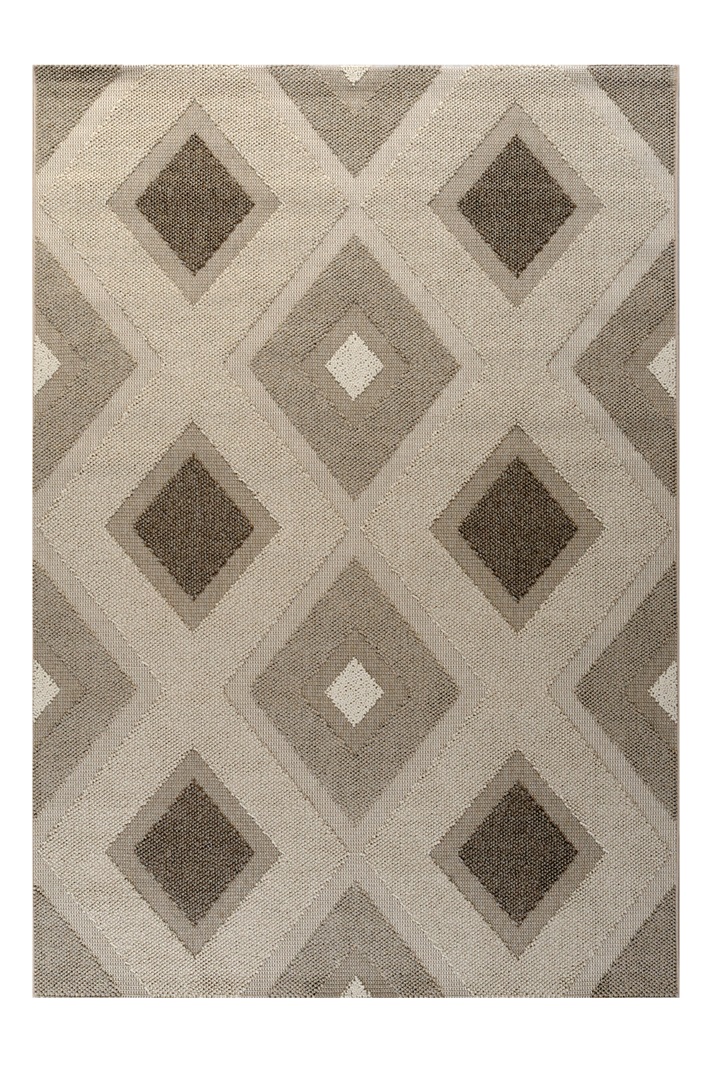 BEYONCE 133Χ190 ΤΑΠ. Ρ.Ρ. ΤΟΥΡΚΙΑΣ 72874-ΜΠΕΖ Μπεζ