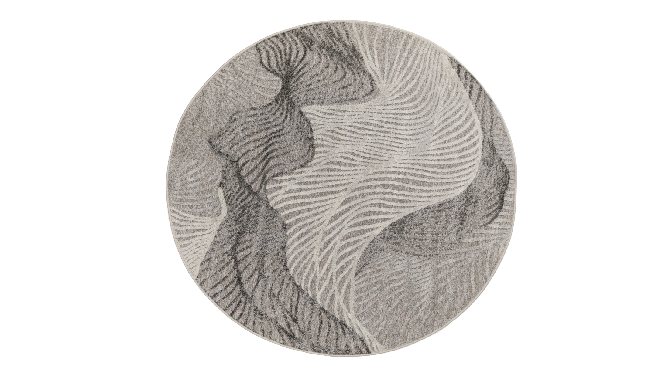 BOHEME 160X160 ΤΑΠ.ROUND Ρ.Ρ. ΤΟΥΡΚΙΑΣ 78441-ΜΠΕΖ-ΓΚΡΙ Μπεζ-Γκρι