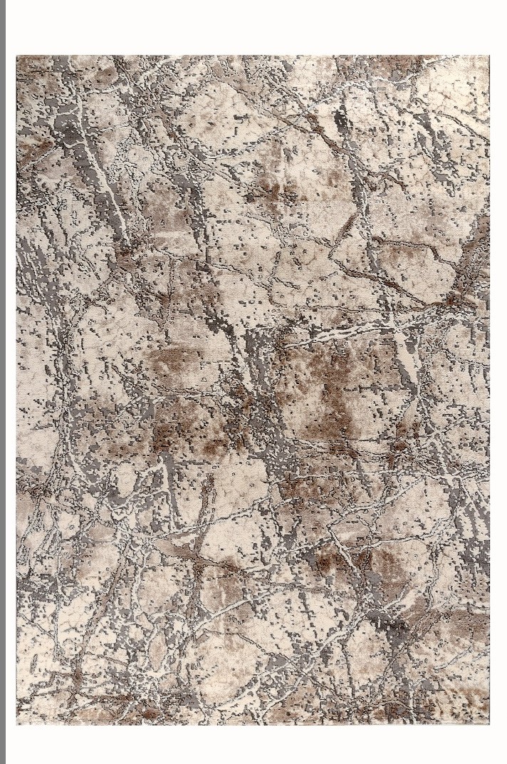 ELEMENTS 200X200 ΤΑΠ.ROUND  Ρ.Ρ. ΤΟΥΡΚΙΑΣ 31277-ΜΠΕΖ-ΚΑΦΕ-ΓΚΡΙ-ΧΡΥΣΟ Μπεζ-Καφε-Γκρι-Χρυσο