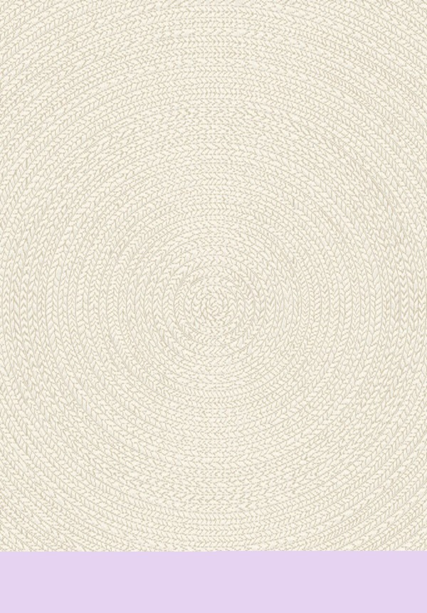 KENZZI 160X160 ΤΑΠ.ROUND Ρ.Ρ. ΤΟΥΡΚΙΑΣ 5004-ΛΕΥΚΟ- ΚΡΕΜ Λευκο- Κρεμ