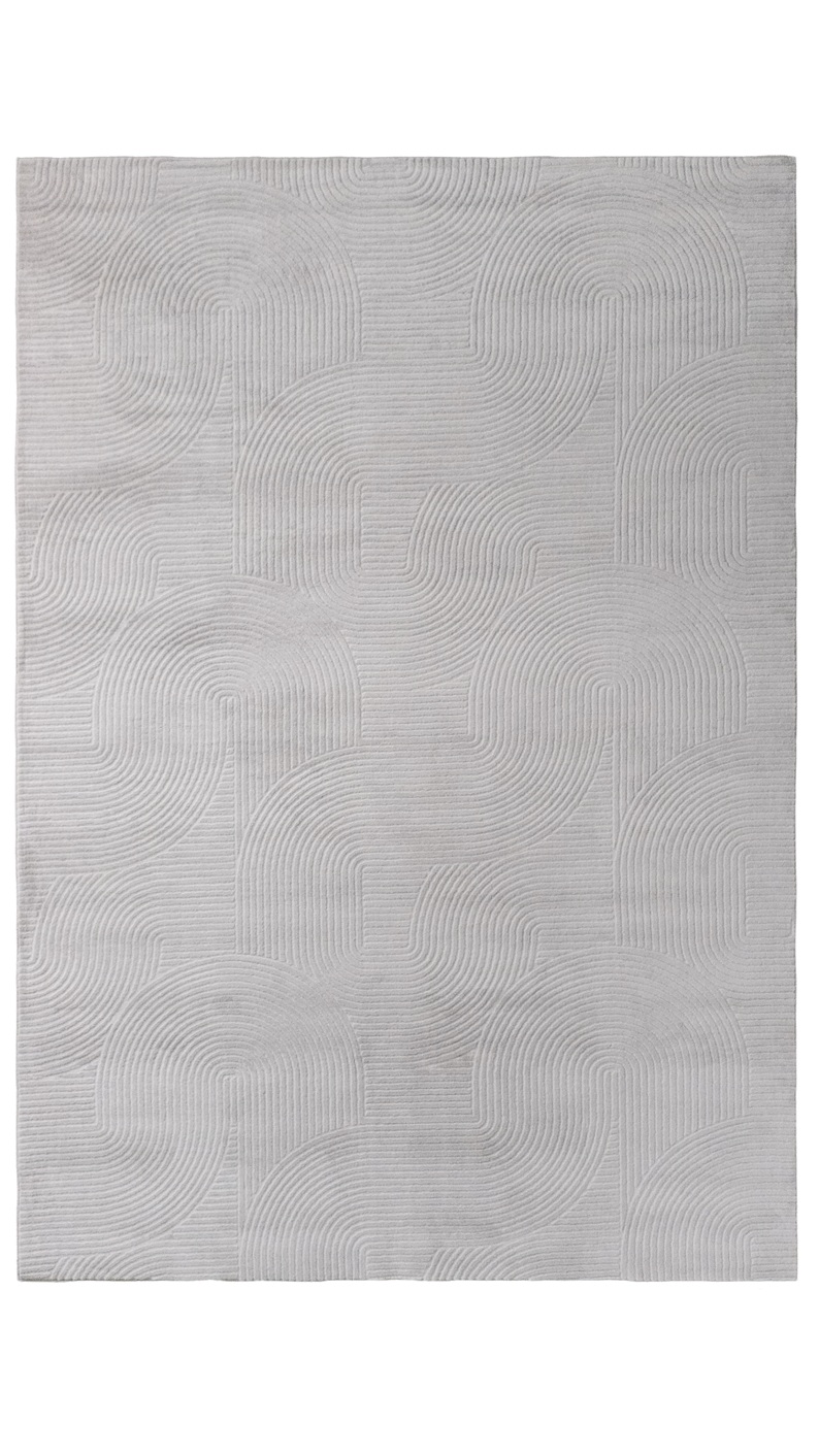 RELIEF 120X170 ΤΑΠ. ACRYLIC ΤΟΥΡΚΙΑΣ 26169-ΓΚΡΙ  Γκρι