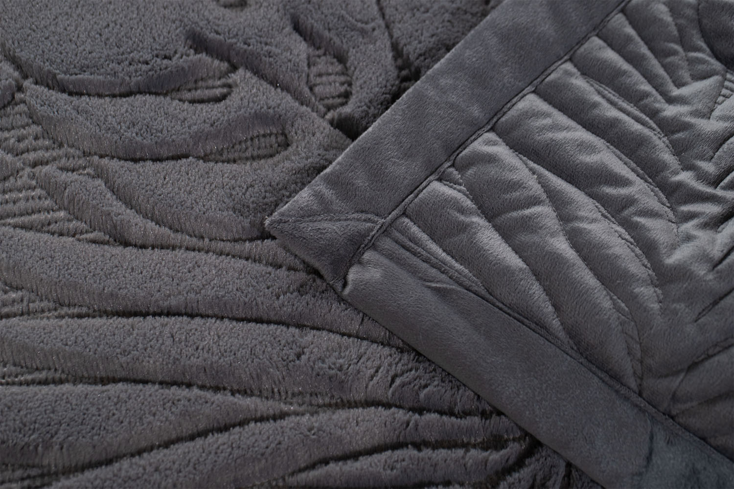 Κουβερτοπάπλωμα King Size240x260 Lucia 4-Grey Γκρι
