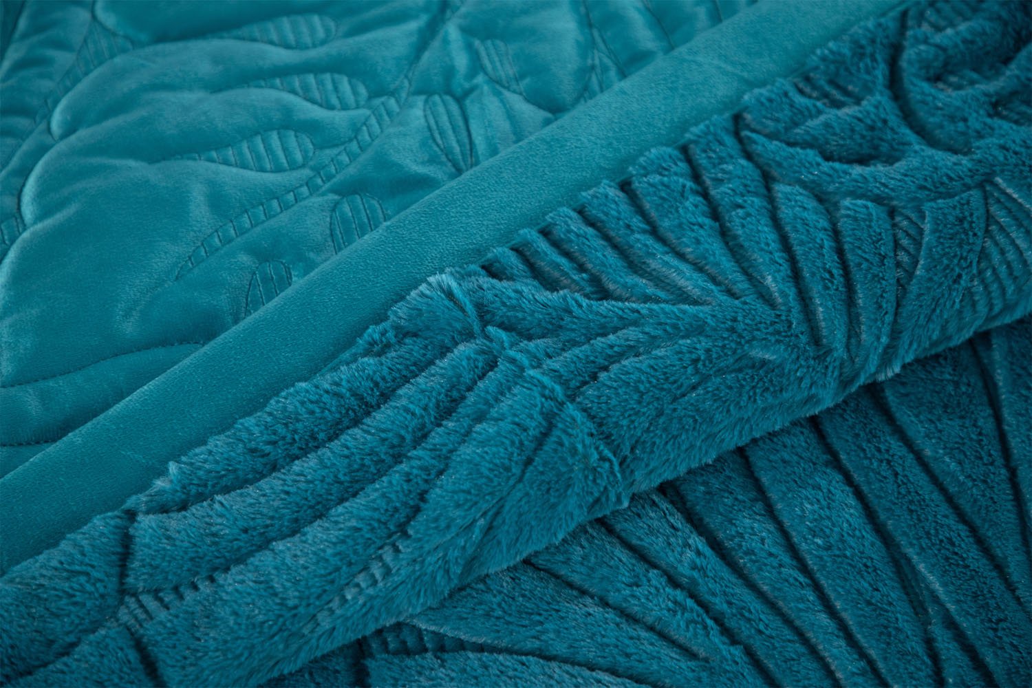 Κουβερτοπάπλωμα King Size 240x260 Lucia 3-Lake Blue Πετρόλ