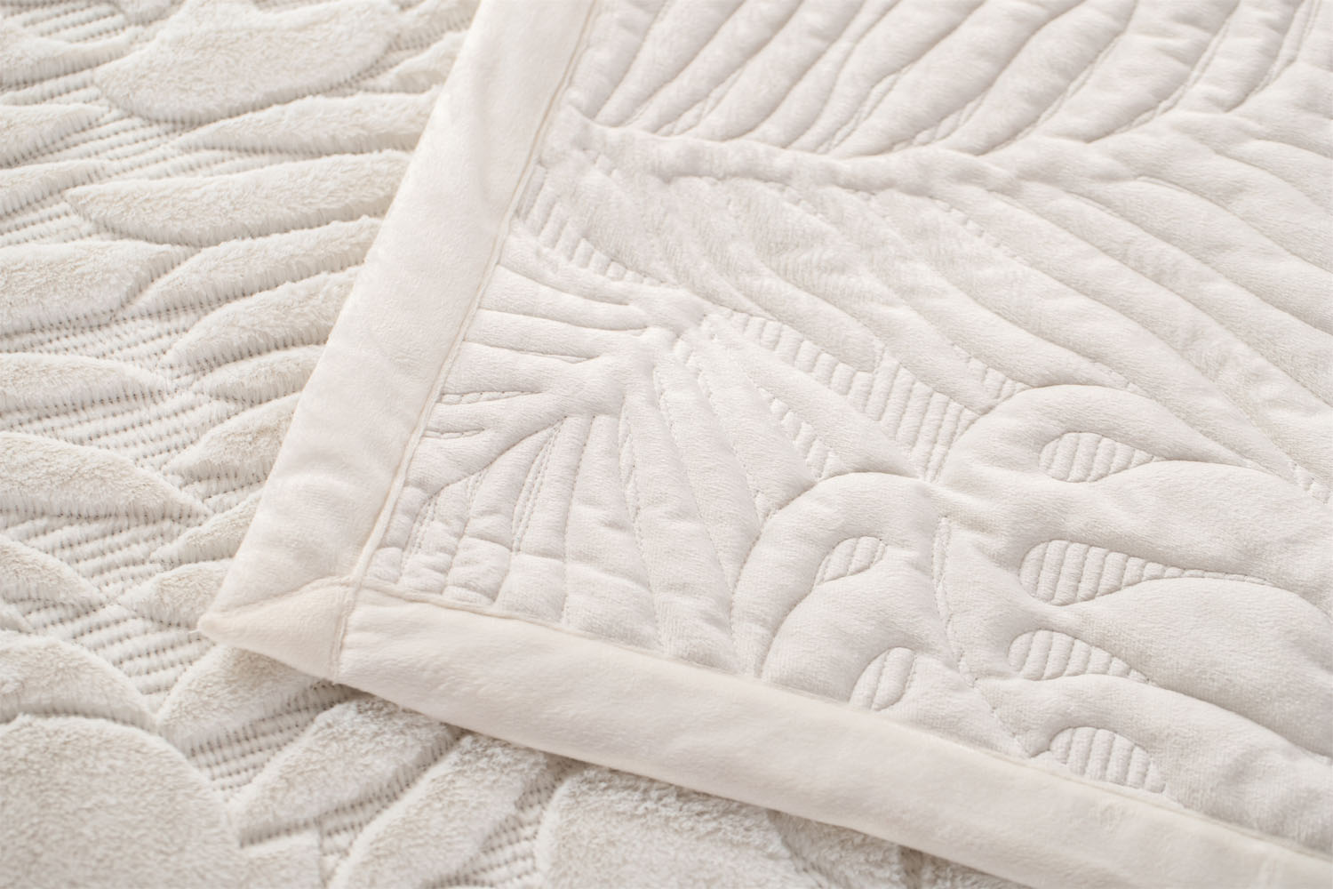 Κουβερτοπάπλωμα King Size 240x260 Lucia 1-Snow White Λευκό