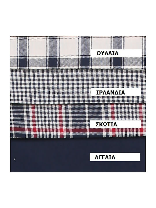 Τραπεζομάντηλο 140x140 Ιρλανδία Μπλε Μπλε