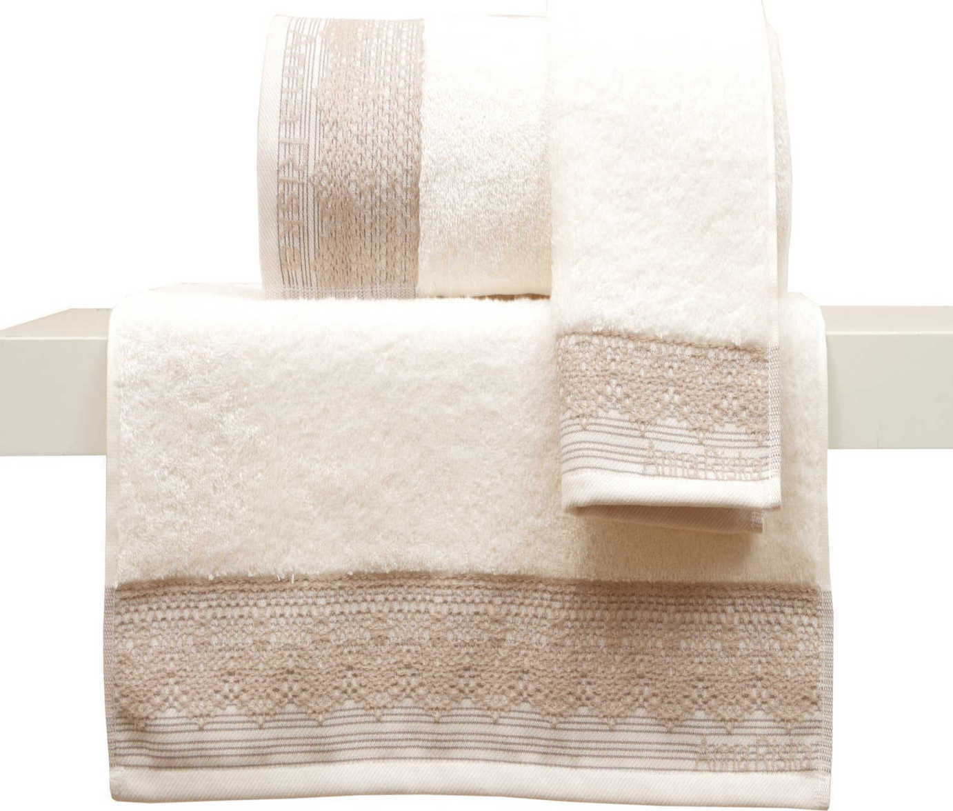 Πετσέτα 50x100 Karla 3 Ivory Εκρού