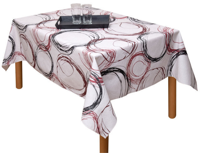 Τραπεζομάντηλο Αλέκιαστο 70x70 Τάνια Κόκκινο  Κόκκινο