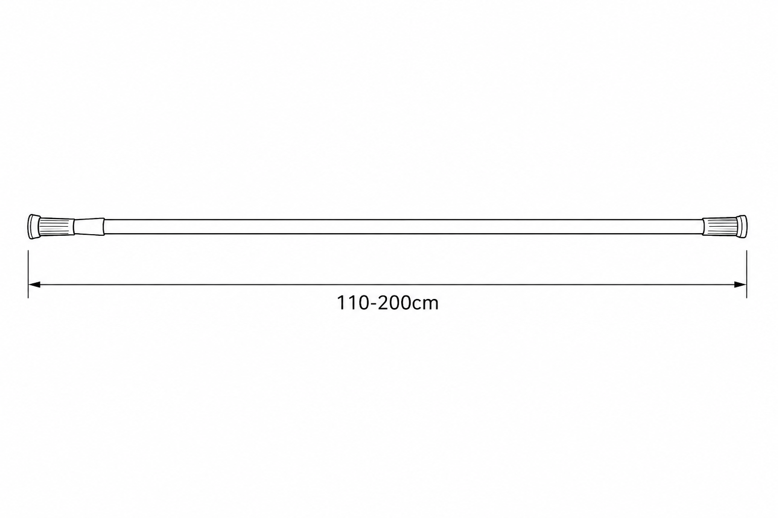 110-200 Ø22mm white βραχίονας μπάνιου πτυσσόμενος MRShome