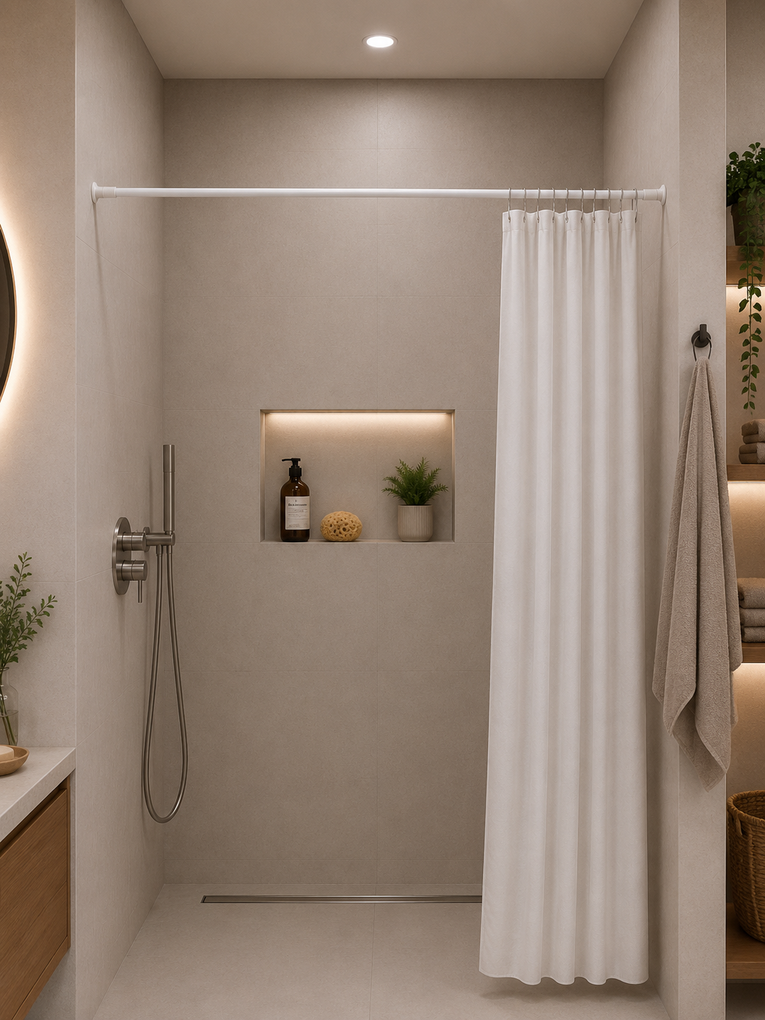 70-120 Ø22mm white βραχίονας μπάνιου πτυσσόμενος MRShome