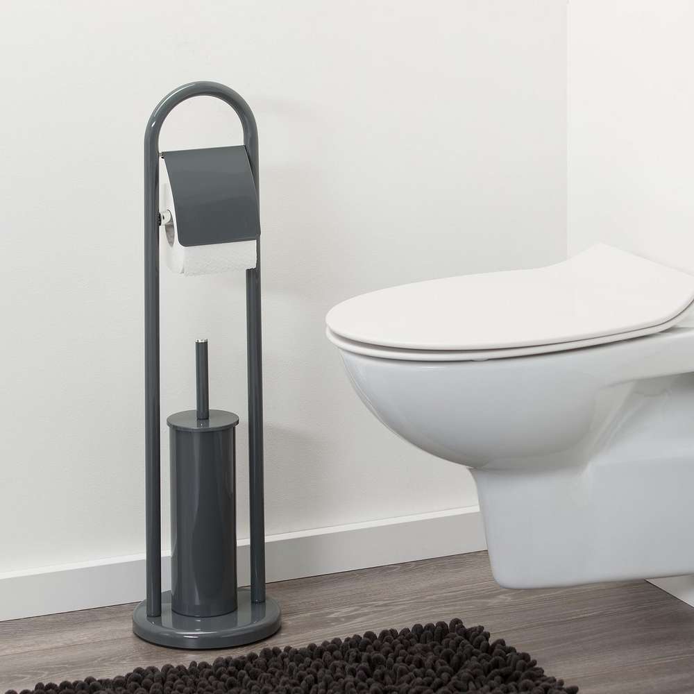 Acero σταντ χαρτιού υγείας + πιγκάλ γκρι Sealskin