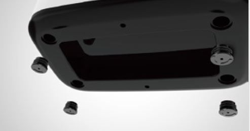 Αυτόματος Κάδος με Φωτοκύτταρο 8lt Κόκκινο Βουργουνδίας 18x28x37cm MRShome