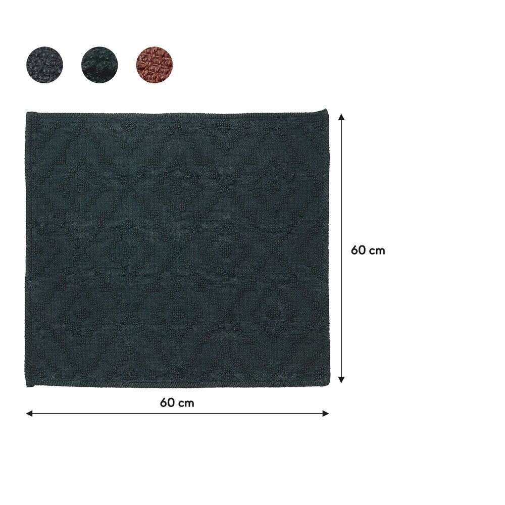 Aztec 60x60 dark green πατάκι μπάνιου Sealskin