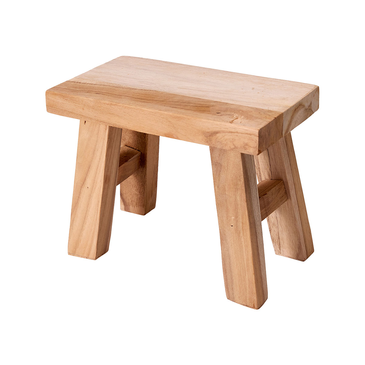 Διακοσμητικό Σκαμνάκι από Teakwood 21x12x16cm MRShome