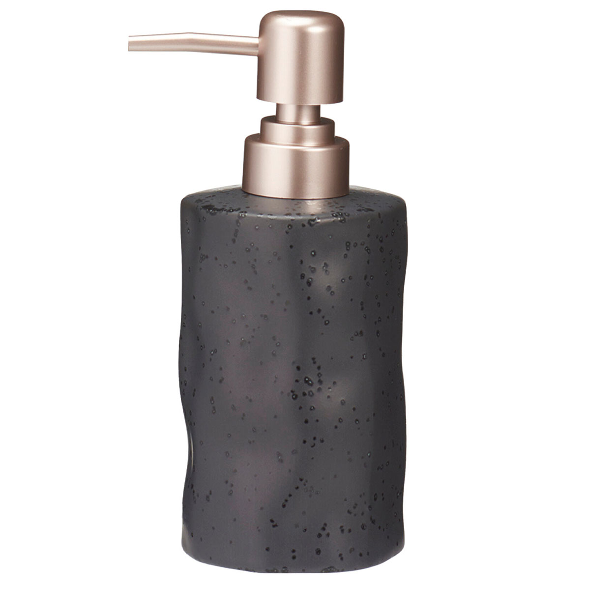 Δοχείο Κρεμοσάπουνου Stoneware 300ml 8x8x17cm Black 6U MRShome