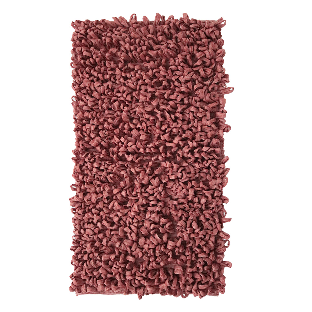 EVORA Χειροποίητο Πατάκι 50x70cm Κεραμιδί C41 Mrshome