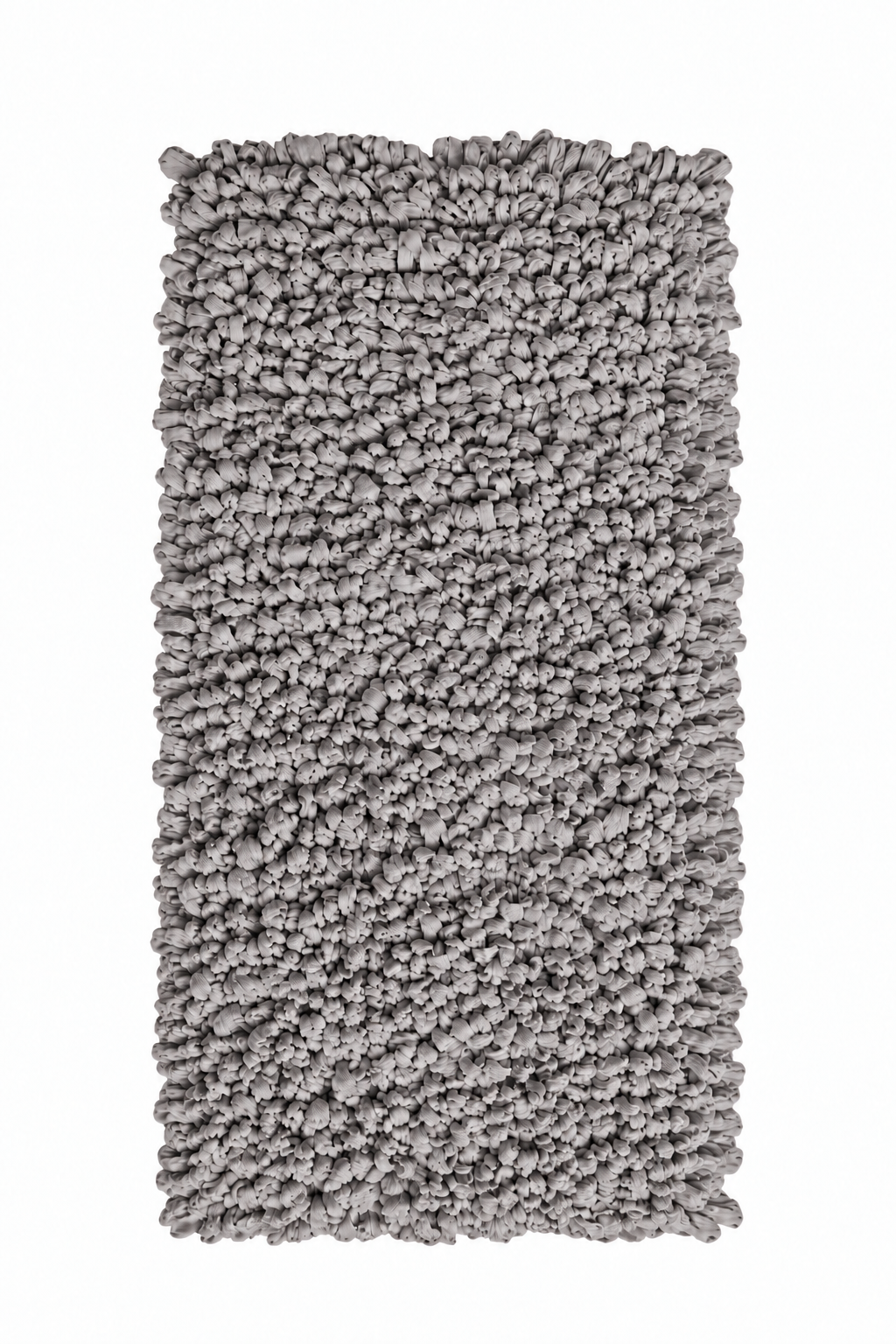 EVORA Χειροποίητο Πατάκι 60x120cm Γκρι C26 Mrshome