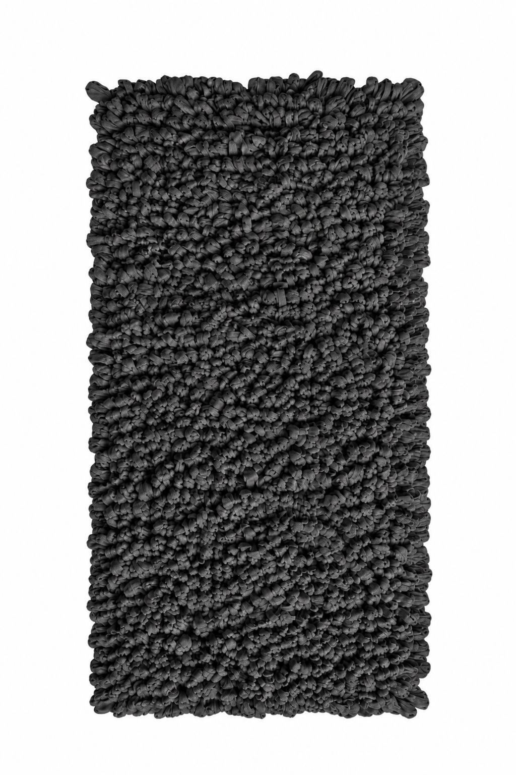 EVORA Χειροποίητο Πατάκι 60x120cm Μαύρο C12 Mrshome