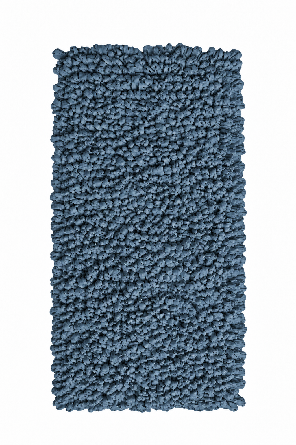 EVORA Χειροποίητο Πατάκι 60x120cm Μπλε C04 Mrshome