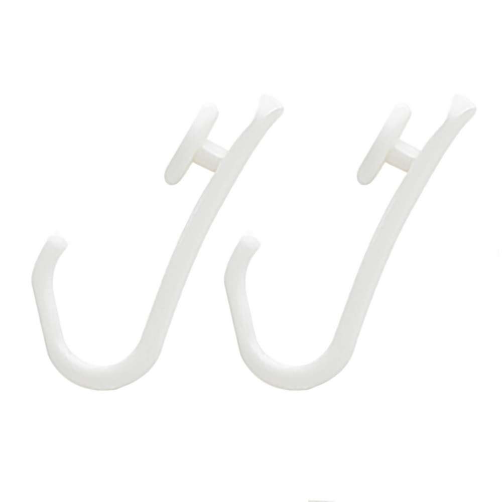 Easy roll hooks 12 pcs white κρίκοι κουρτίνας μπάνιου Sealskin