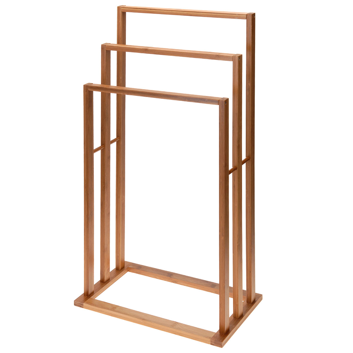 Επιδαπέδια Κρεμάστρα 3 Θέσεων Από Bamboo 40x24.5x82cm MRShome