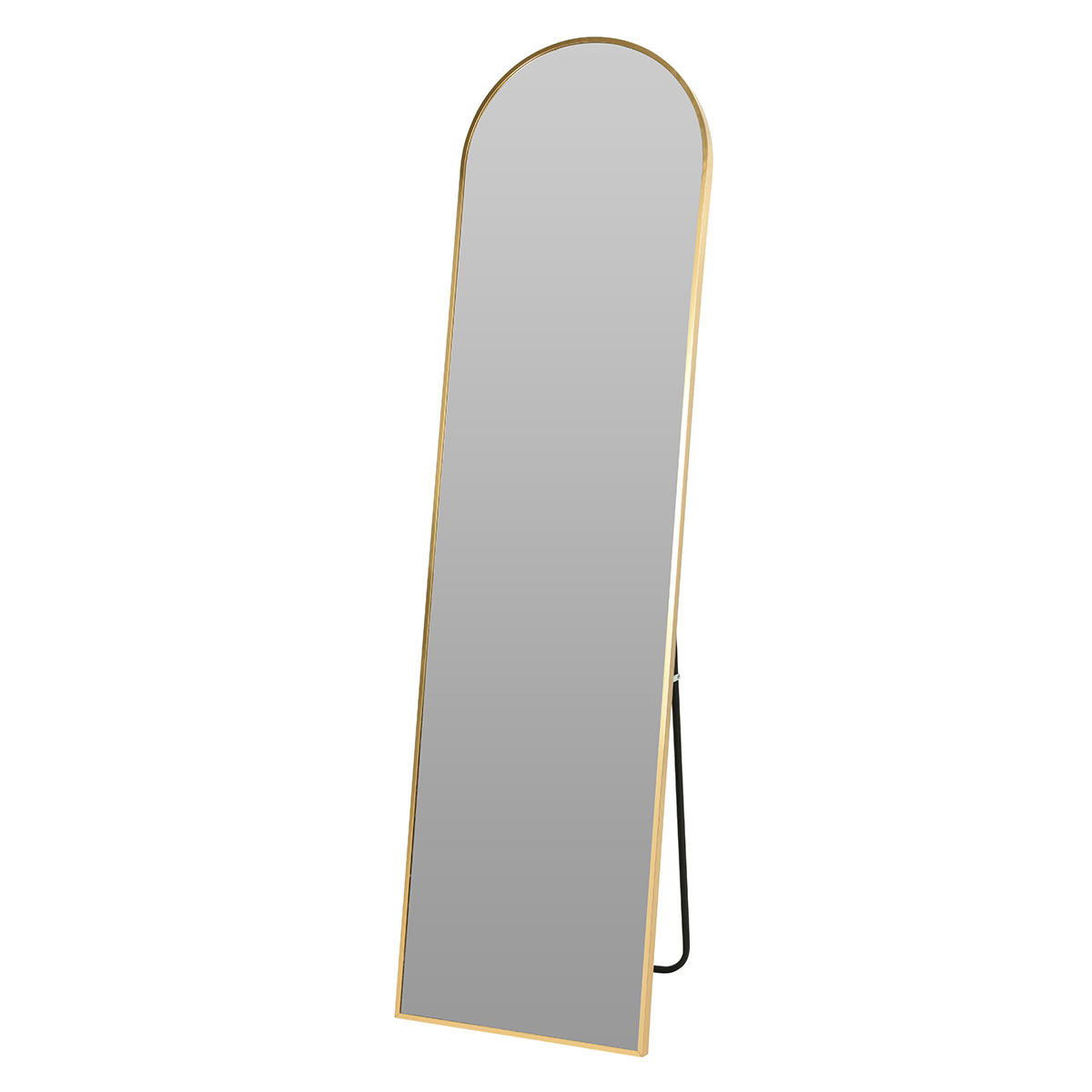 Επιδαπέδιος Καθρέπτης Αλουμινίου 150cm Gold MRShome
