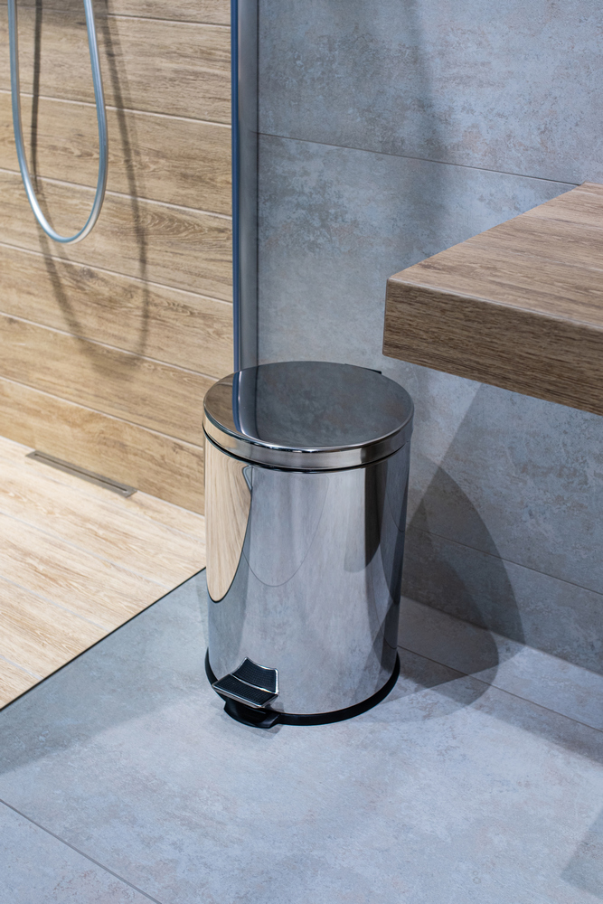 Κάδος Απορριμμάτων 12L Stainless Steel Φ25x41.5cm AWD02030008