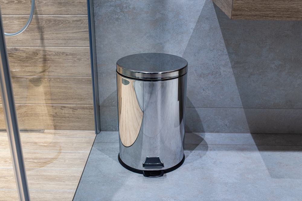 Κάδος Απορριμμάτων 12L Stainless Steel Φ25x41.5cm AWD02030008