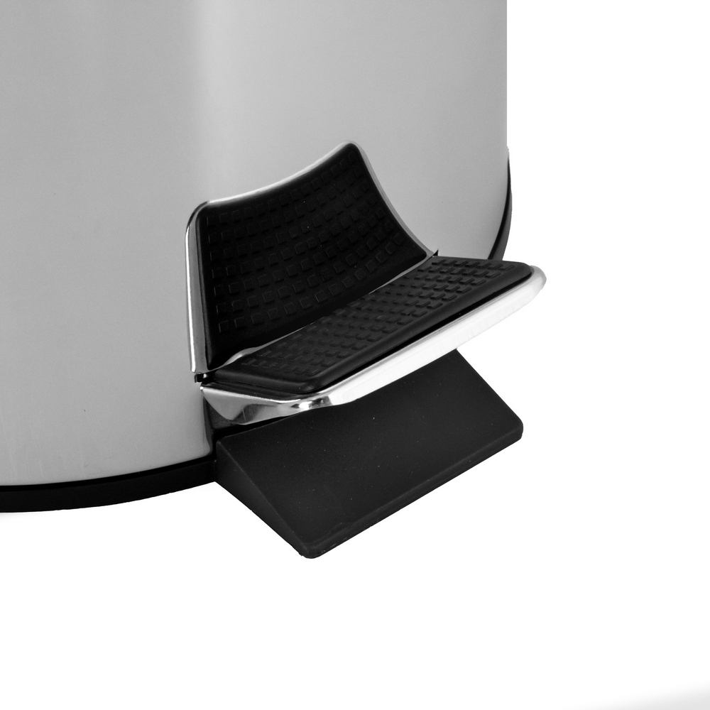Κάδος Απορριμμάτων 5L Stainless Steel Φ20x27.5cm AWD02030009