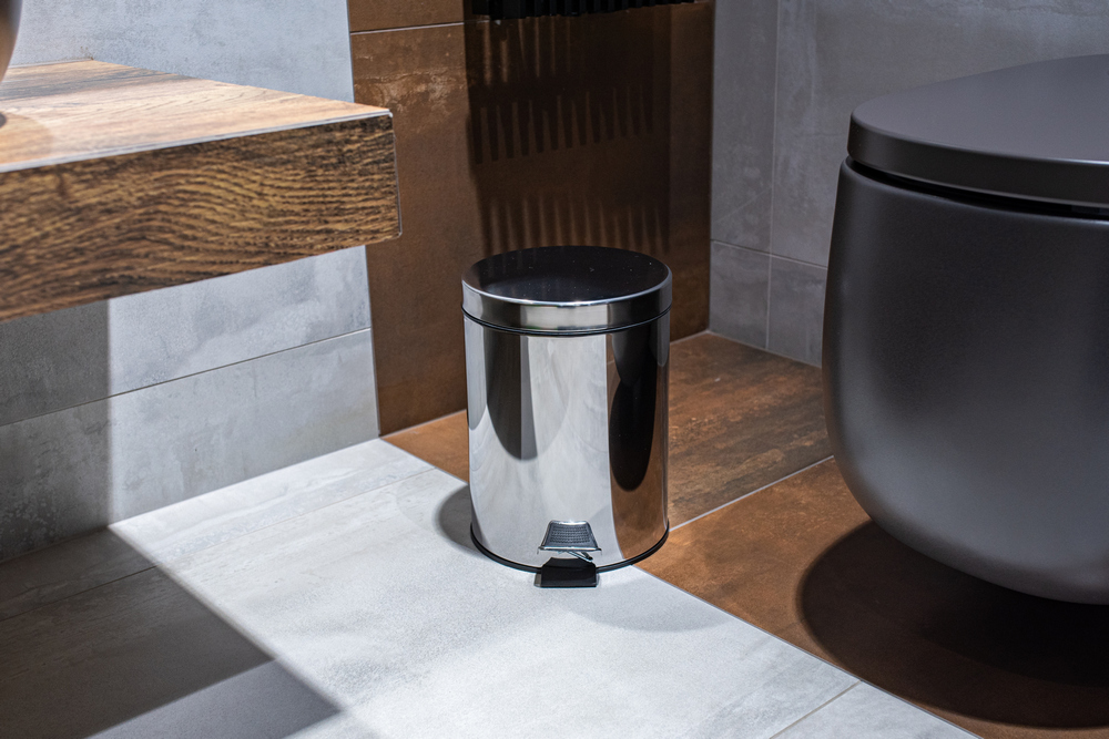 Κάδος Απορριμμάτων 5L Stainless Steel Φ20x27.5cm AWD02030009