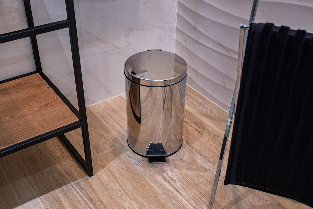 Κάδος Απορριμμάτων 5L Stainless Steel Φ20x27.5cm AWD02030009