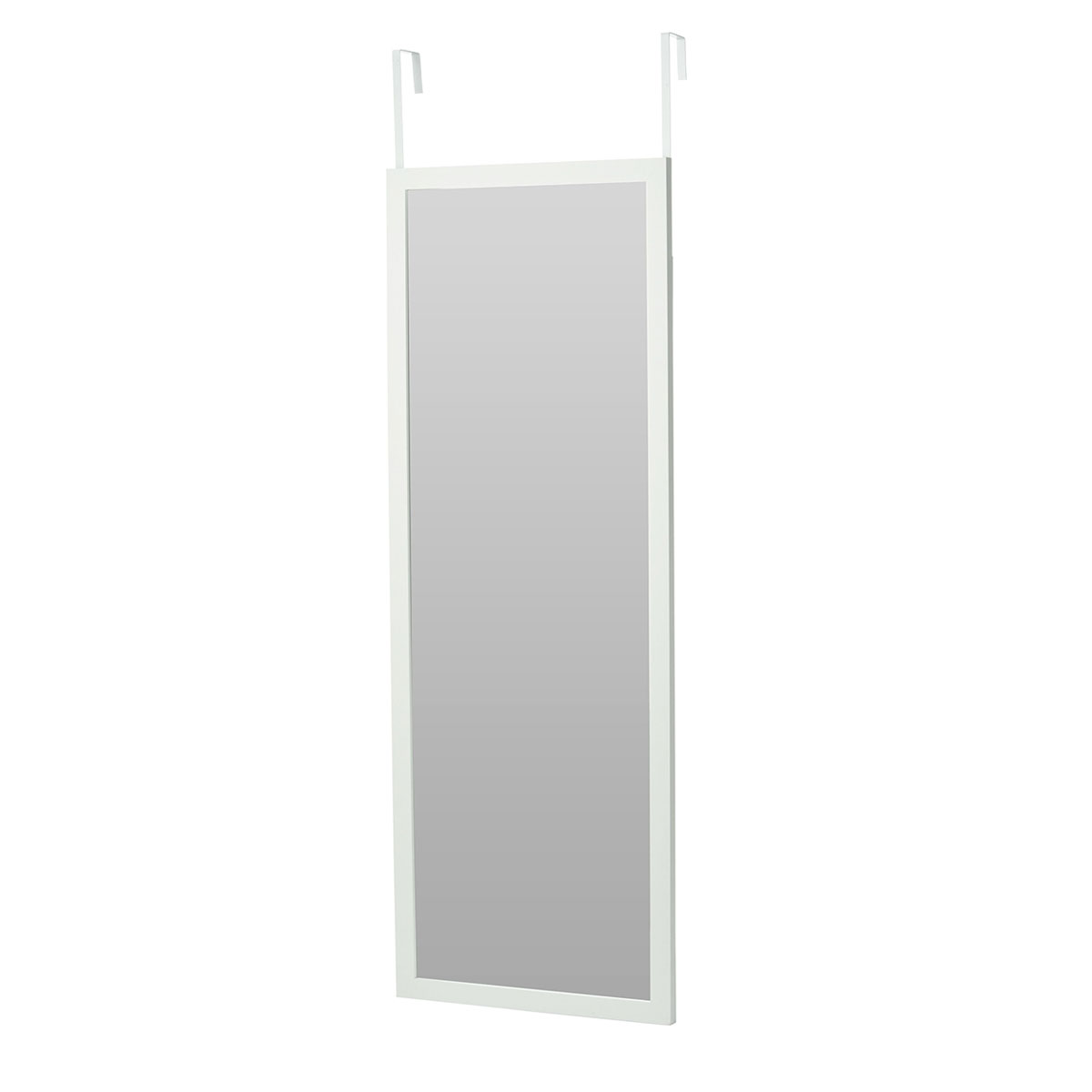 Κρεμαστός Καθρέπτης για Πόρτα από MDF 34x94cm White MRShome