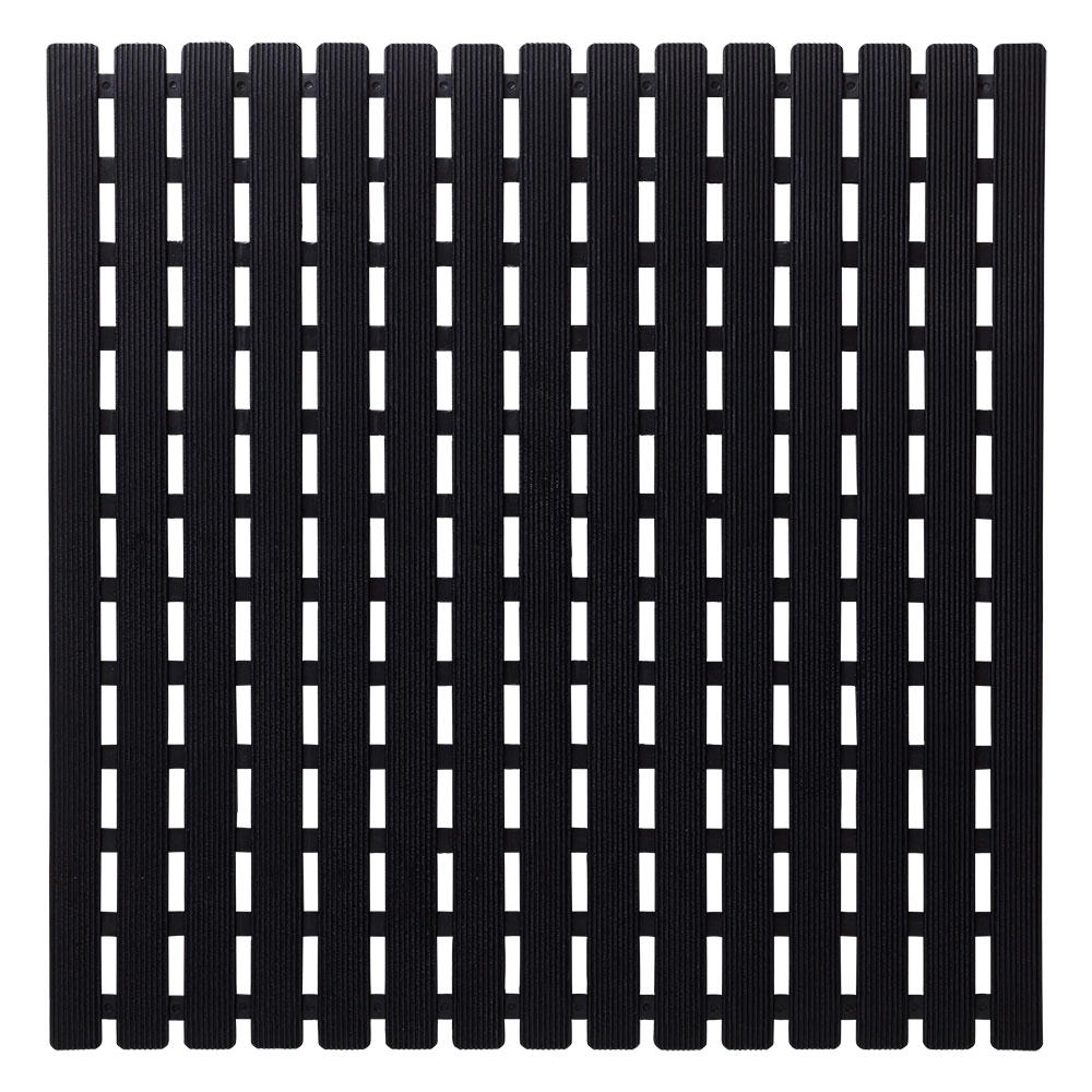 Nora Αντιολισθητικό Πατάκι 54x54cm Black Sealskin