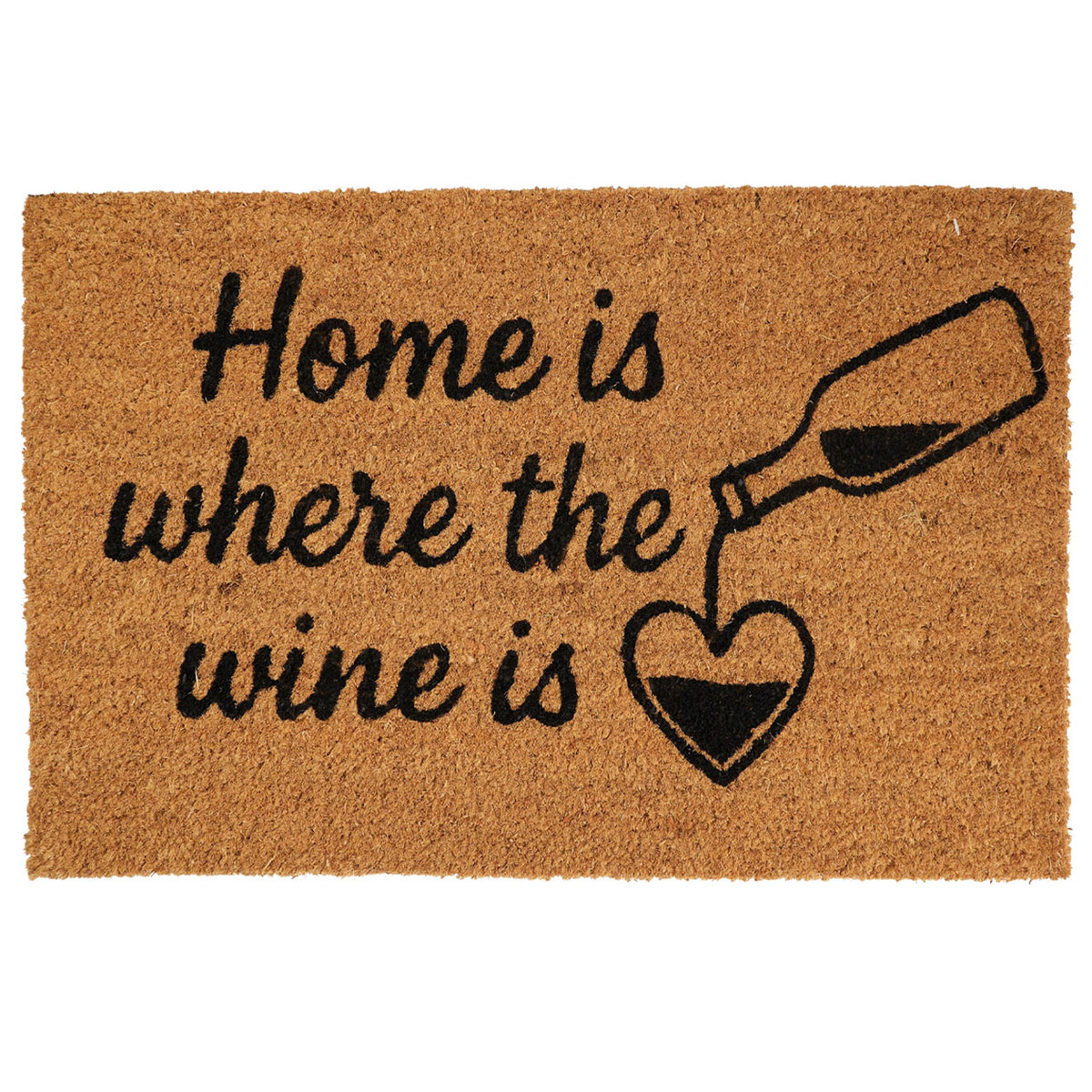 Πατάκι Εισόδου 59x39cm ''Home is where the wine is'' MRShome