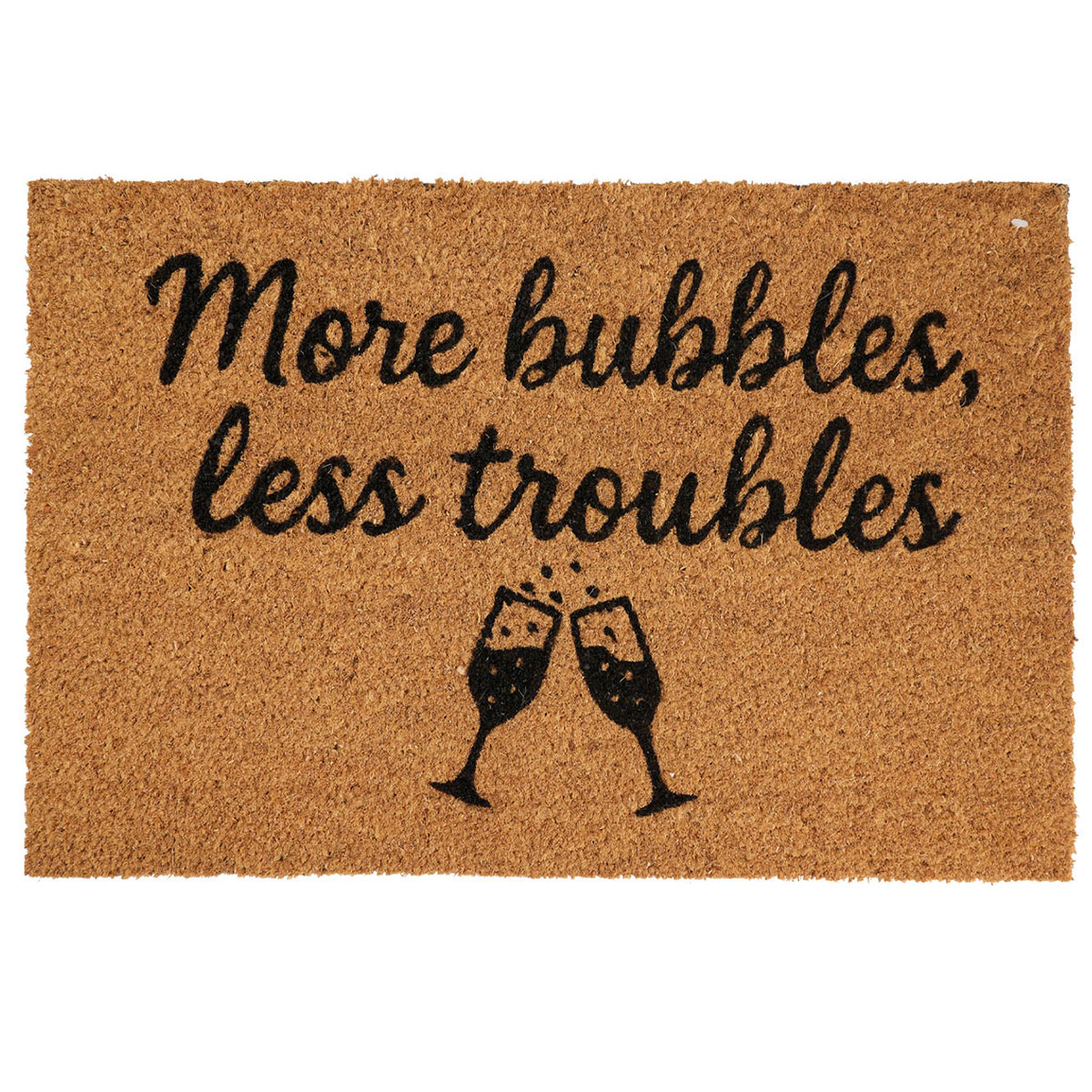 Πατάκι Εισόδου 59x39cm ''More bubbles, less troubles'' MRShome