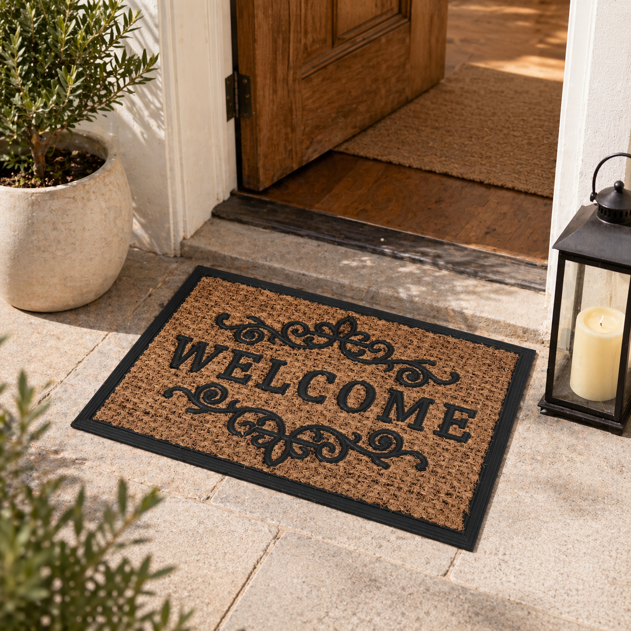 Πατάκι Εισόδου Rubber 60x40cm ''WELCOME'' 0002002 MRShome