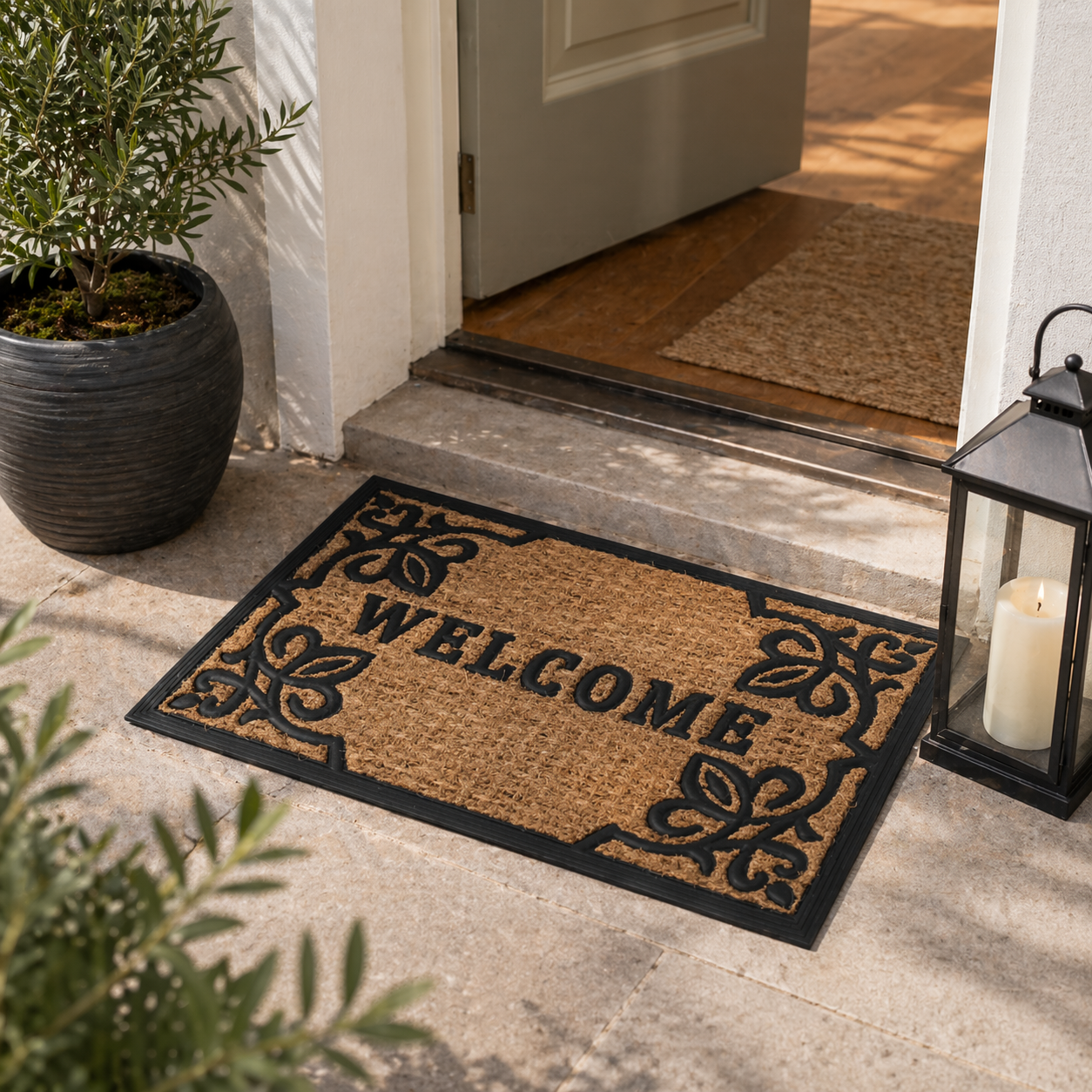 Πατάκι Εισόδου Rubber 60x40cm ''WELCOME'' 0002003 MRShome