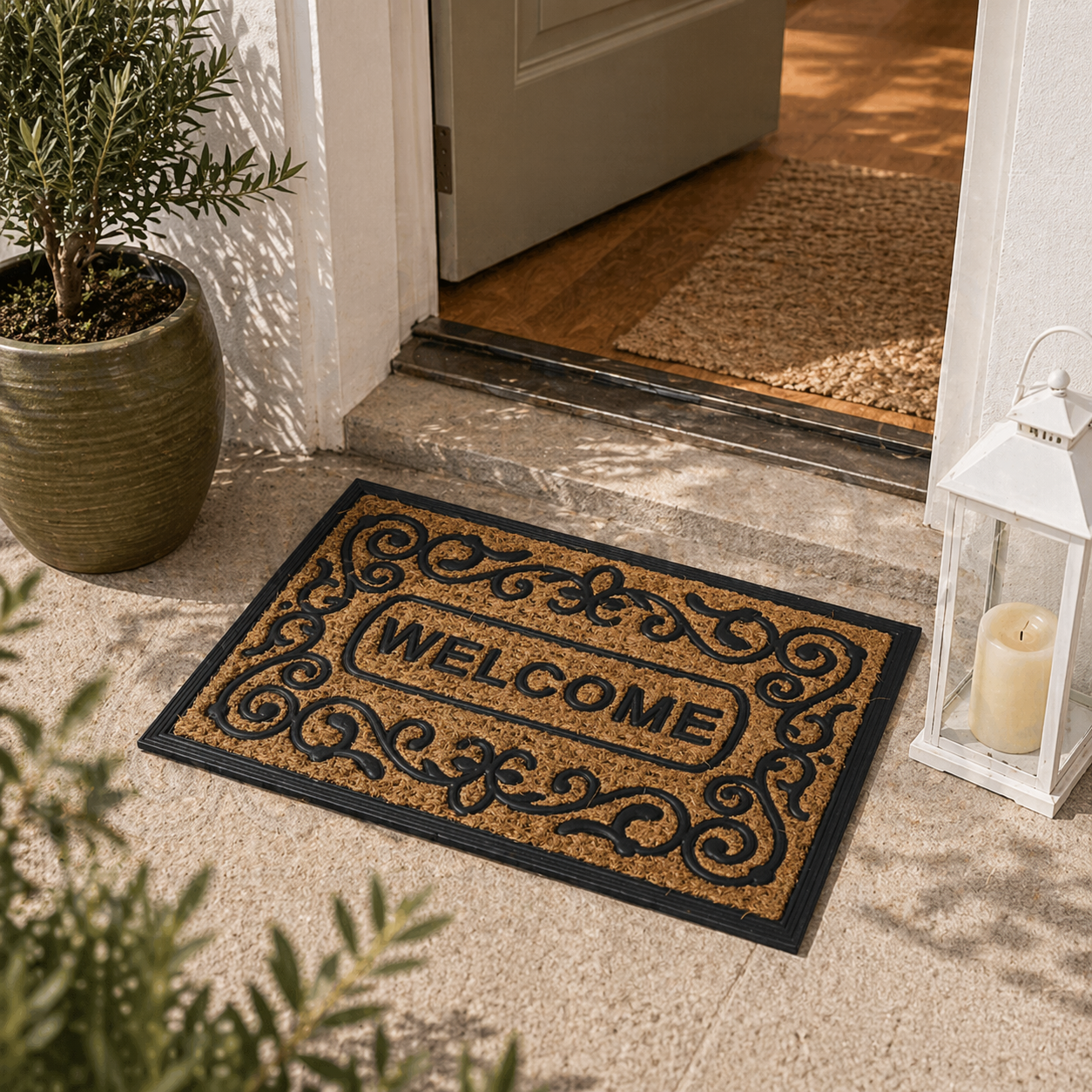 Πατάκι Εισόδου Rubber 60x40cm ''WELCOME'' 0002004 MRShome