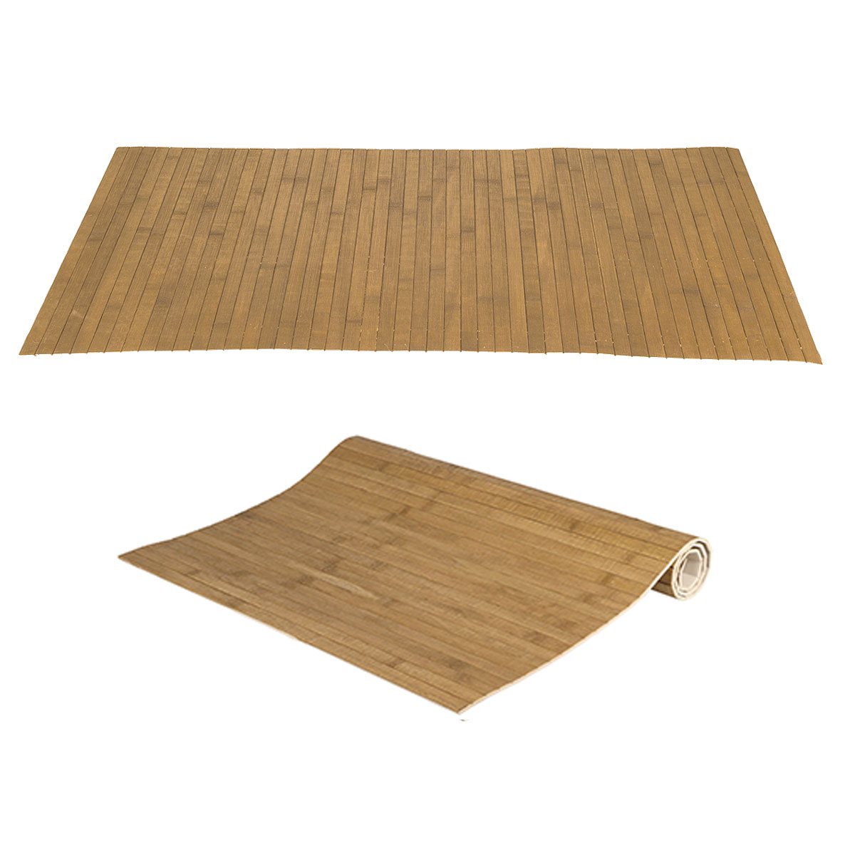 Πατάκι Μπάνιου από Bamboo 50x80cm Natural Brown MRShome