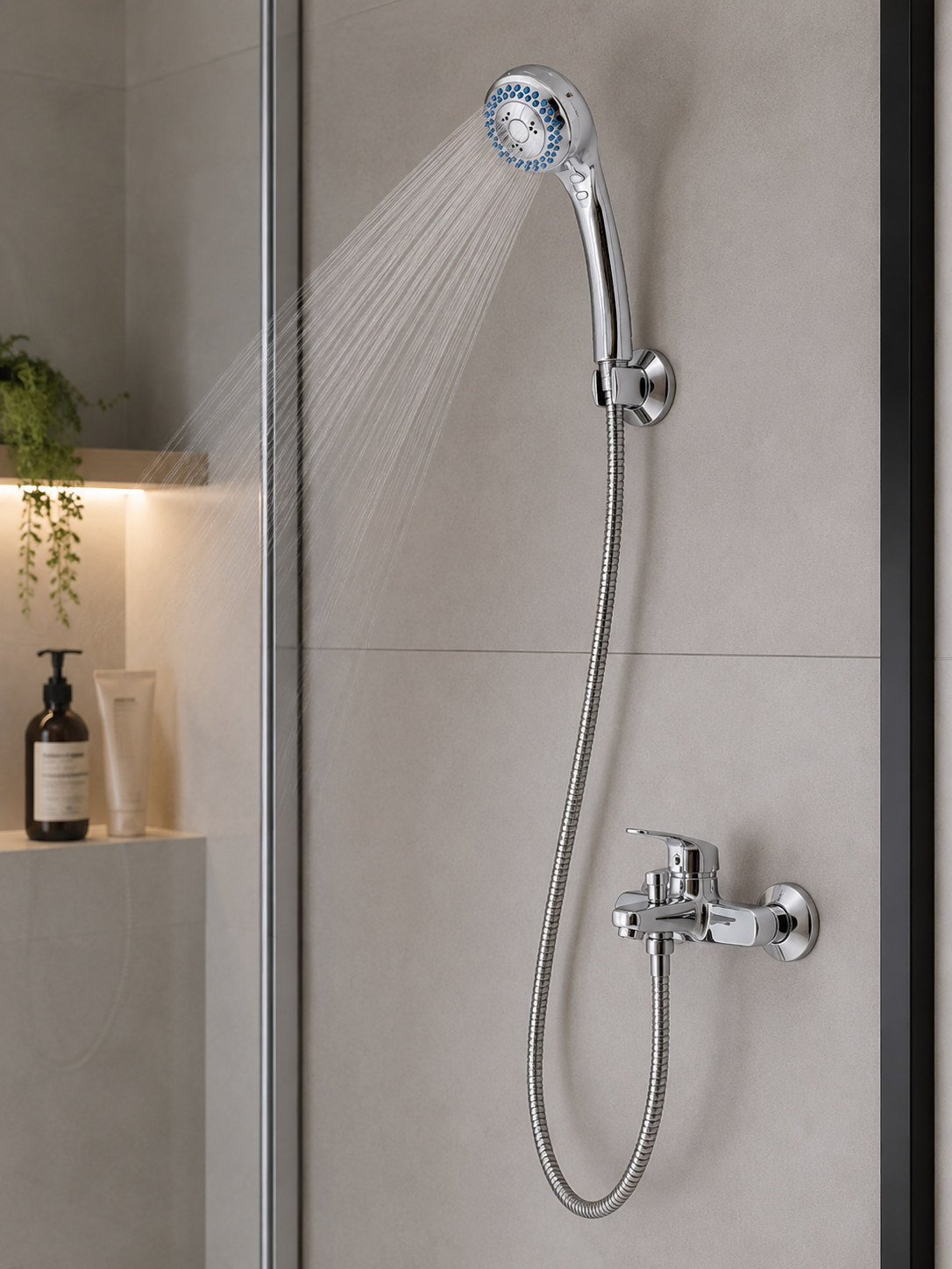 Σετ Κεφαλής Ντους Inox DC-021001 MRShome