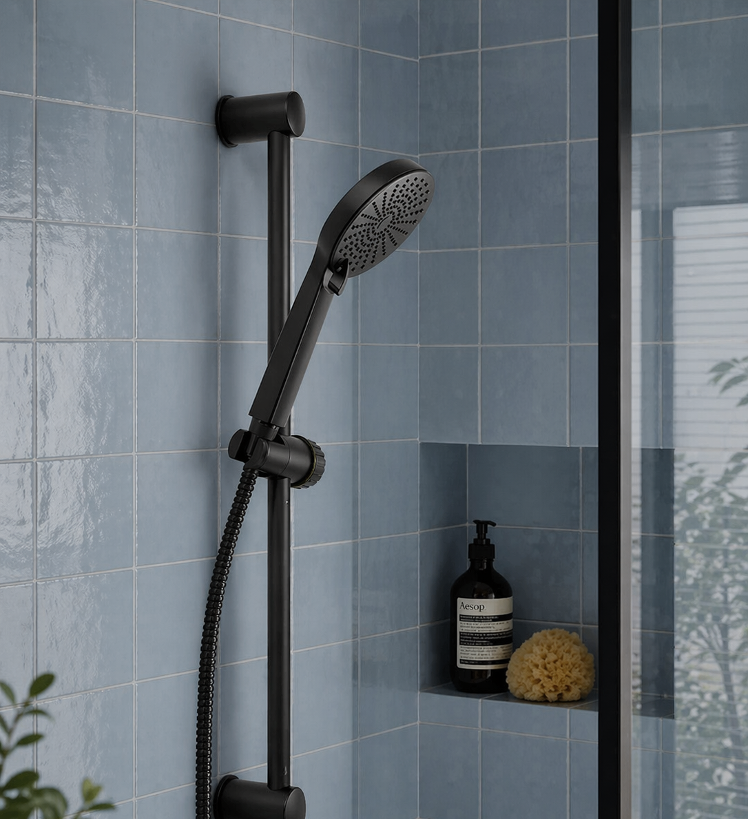 Σετ Στήλη Ντους Matt Black MRShome
