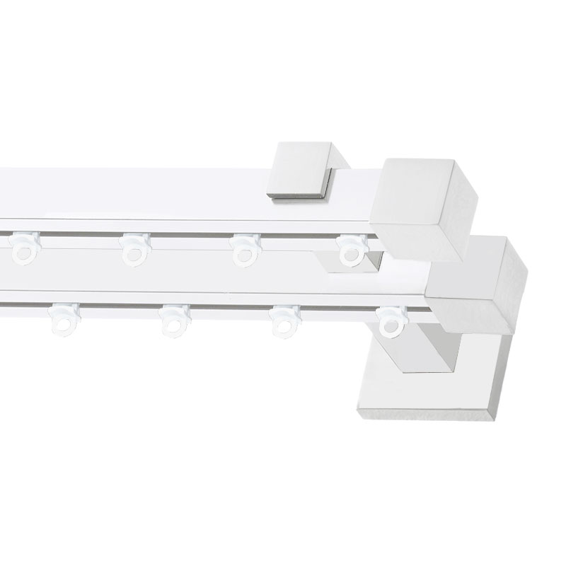 Σιδηρόδρομος Valencia 20x20mm Λευκός Διπλός 200cm MRShome