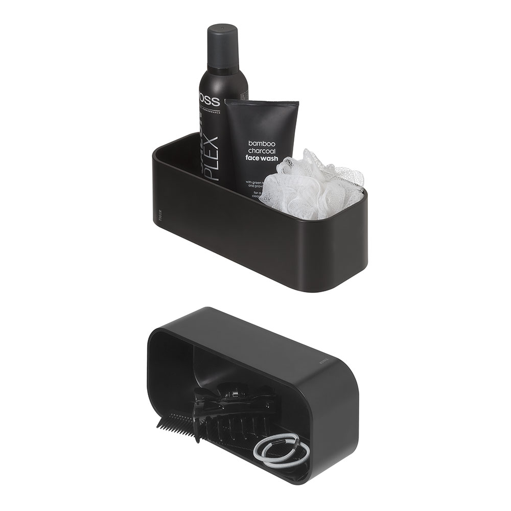 Tiger 2-Store Επιτοίχιο Ράφι 25 cm Black 1500010746